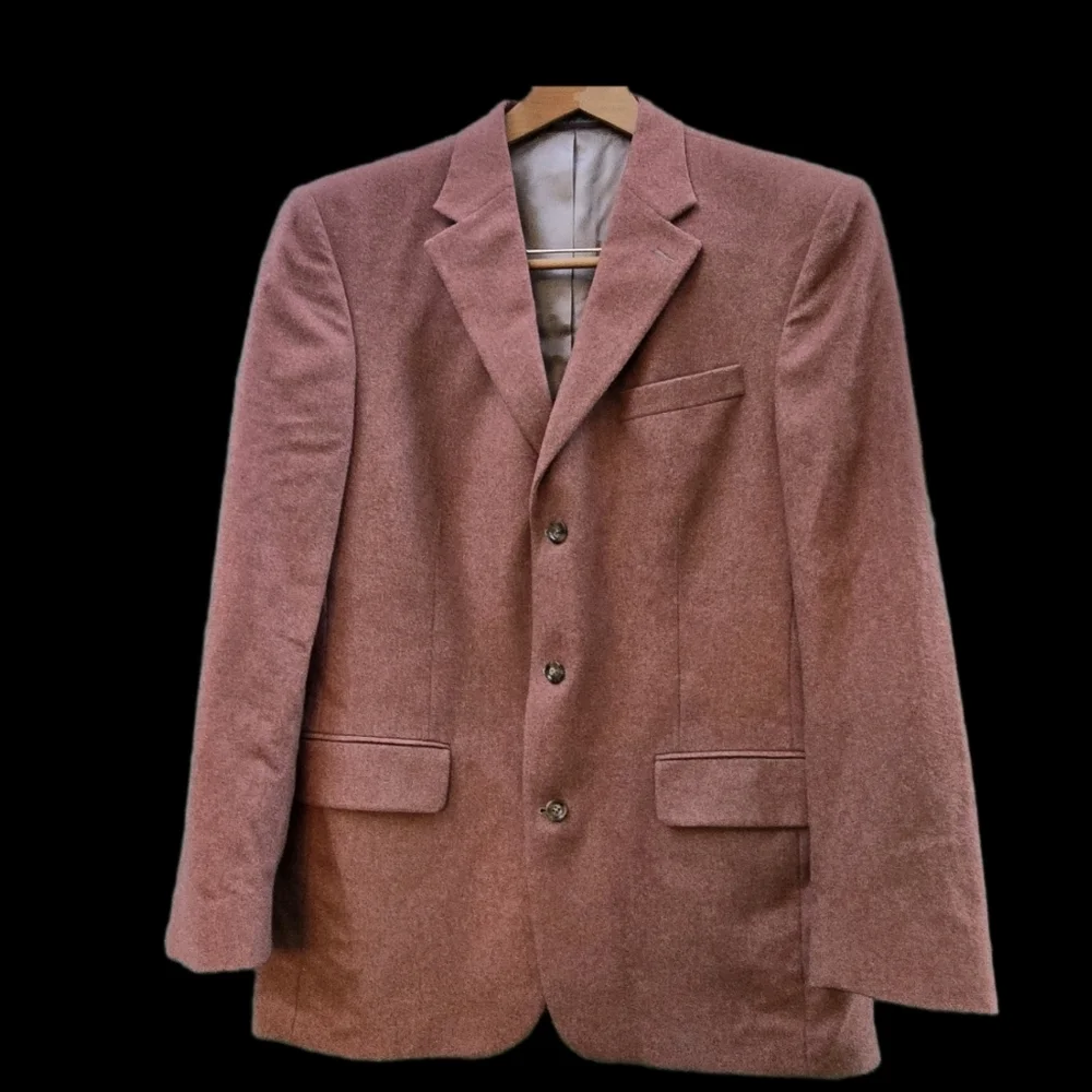 VINTAGE Oscar de la Renta Men's Blazer in Warm Salmon